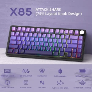 ATTACK SHARK X85 Wireless Gaming Keyboard