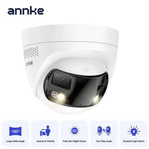 Annke 180° Panoramic Security Camera 265+ 6MP Dual Lens