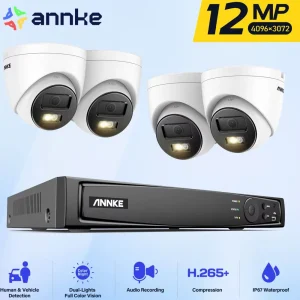 ANNKE 12MP Dual Light Smart Video Surveillance Kit