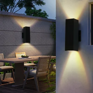 2-Pack Outdoor Wall Light IP65 Waterproof